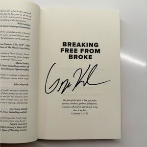 George Kamel – Breaking Free From Broke (SIGNED Copy, NEW)